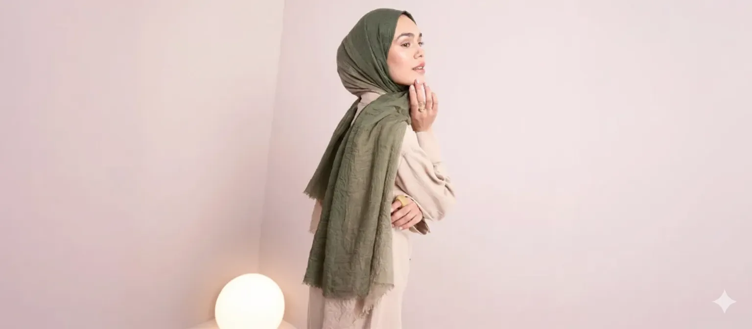 Stylish woman in a chic outfit from Baladi Fashion's new collection